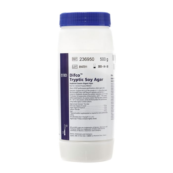 Tryptic Soy Agar,TSA (Soybean-Casein Digest Agar)
