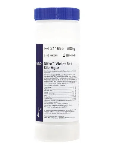 Violet Red Bile Glucose Agar (VRBGA)