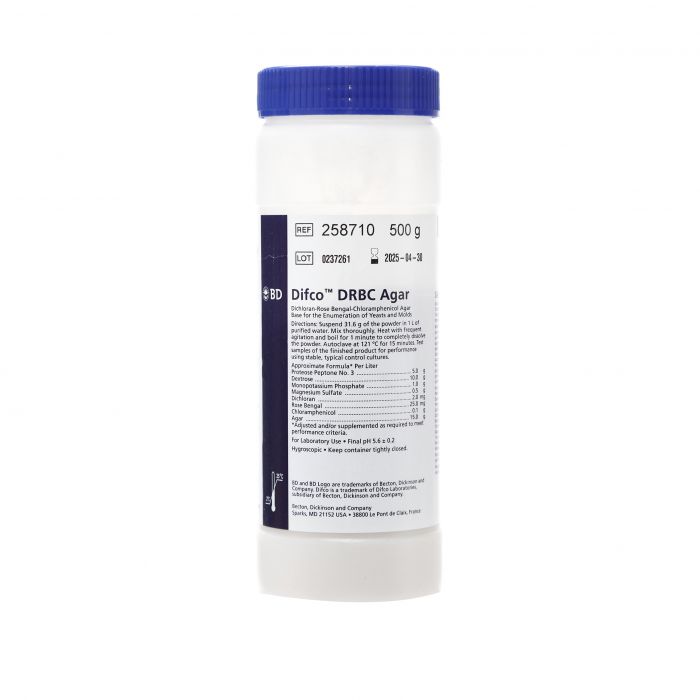 Dichloran Rose Bengal Chloramphenicol Agar (DRBC Agar)